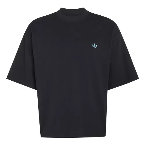 adidas Essentials T-Shirt Black Blue – termékfotó, oldalnézet