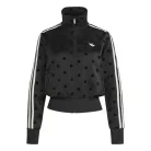 adidas Satin Polka Dots TT Track Jacket Black (Women's) női kabát fekete