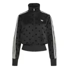adidas Satin Polka Dots TT Track Jacket Black (Women's) női kabát fekete