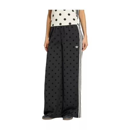 adidas Satin Polka Dots TT Track Jacket Black (Women's) női kabát fekete