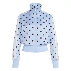   Adidas Satin Polka Dots TT Track Top Clear Sky uniszex nadrág világoskék