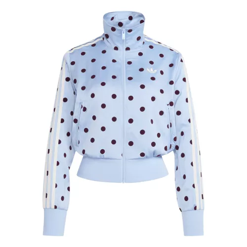 Adidas Satin Polka Dots TT Track Top Clear Sky uniszex nadrág világoskék