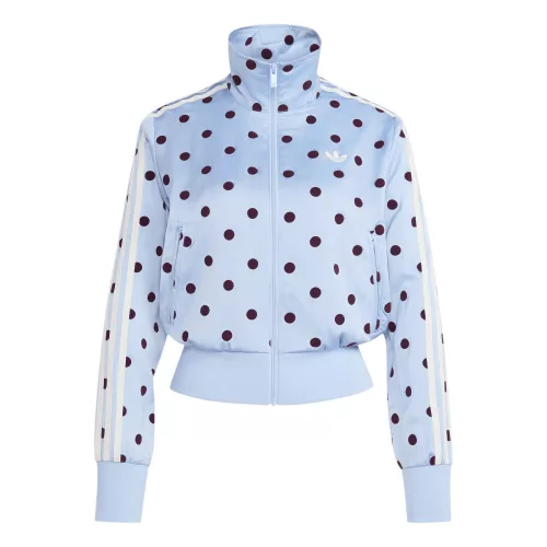 Adidas Satin Polka Dots TT Track Top Clear Sky uniszex nadrág világoskék