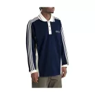 adidas Long Sleeved Polo Shirt Night Indigo uniszex póló sötétkék