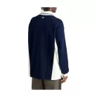 adidas Long Sleeved Polo Shirt Night Indigo uniszex póló sötétkék