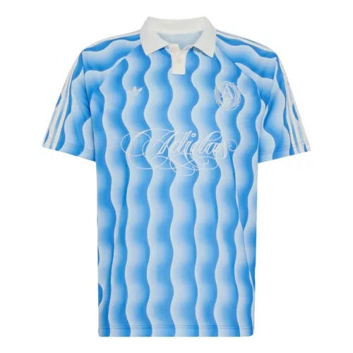Adidas Summer Glow Jersey Tee Blue – termékfotó, oldalnézet