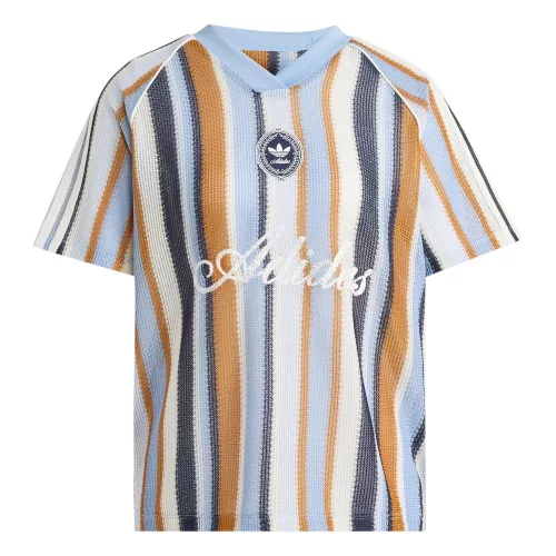 Adidas Originals Summer Glow Knitted Oversized Jersey Ash Blue – termékfotó, oldalnézet