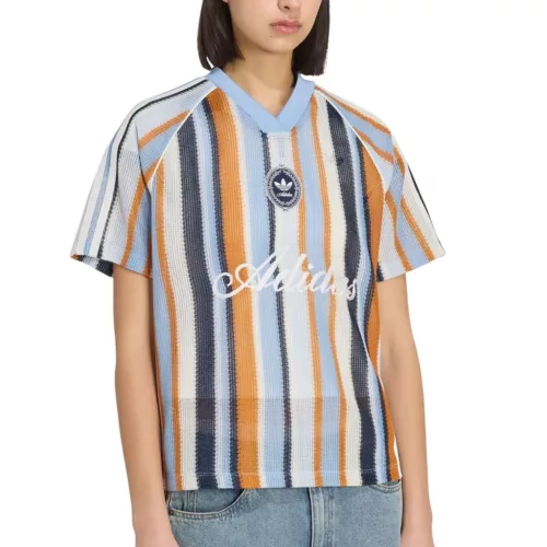 Adidas Originals Summer Glow Knitted Oversized Jersey Ash Blue – termékfotó, oldalnézet