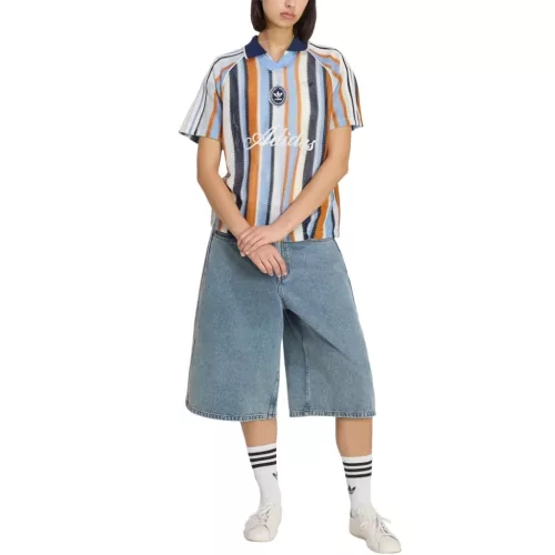 Adidas Originals Summer Glow Knitted Oversized Jersey Ash Blue – termékfotó, oldalnézet