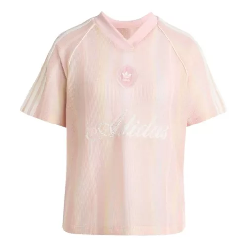 Adidas Originals Summer Glow Knitted Oversized Jersey Pink – termékfotó, oldalnézet