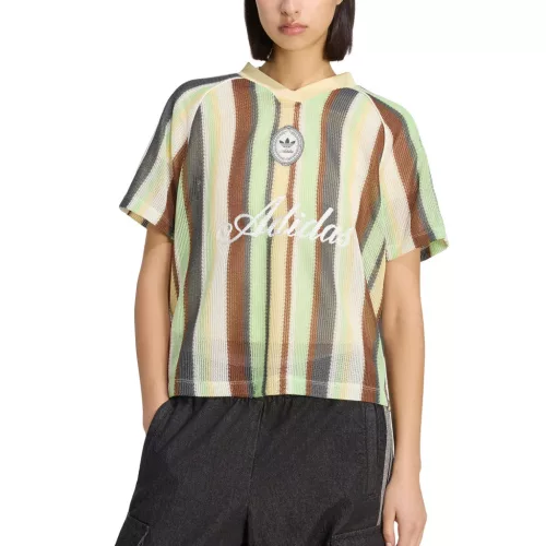 Adidas Originals Summer Glow Knitted Oversized Jersey Easy Yellow – termékfotó, oldalnézet