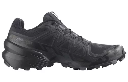 Salomon Speedcross 6 Black Phantom alacsony szárú sneaker – termékfotó, oldalnézet