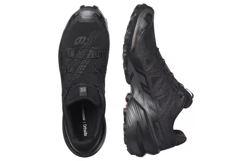 Salomon Speedcross 6 Black Phantom alacsony szárú sneaker – termékfotó, oldalnézet