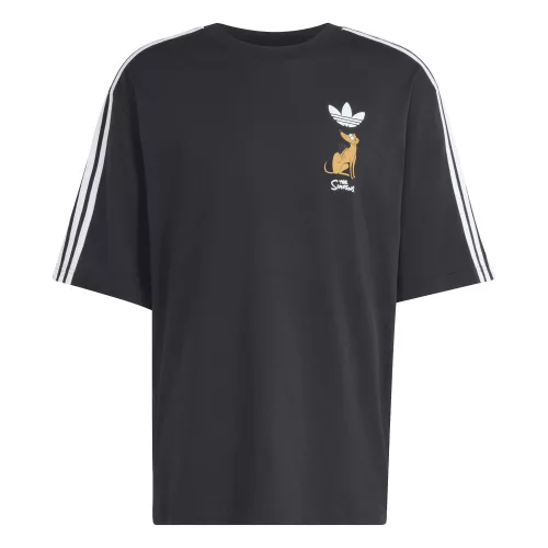 adidas Little Santas Helper T-Shirt Black – termékfotó, oldalnézet