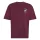 adidas Snowball Graphic Oversized T-shirt Maroon – termékfotó, oldalnézet