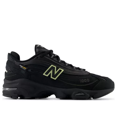 New Balance 1000 Cordura Black Neon alacsony szárú sneaker – termékfotó, oldalnézet
