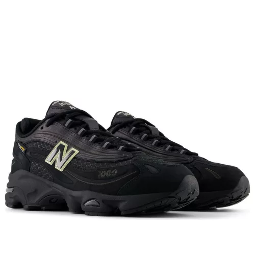 New Balance 1000 Cordura Black Neon alacsony szárú sneaker – termékfotó, oldalnézet