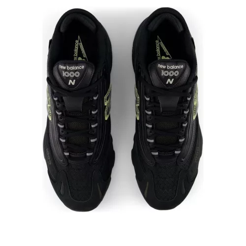 New Balance 1000 Cordura Black Neon alacsony szárú sneaker – termékfotó, oldalnézet
