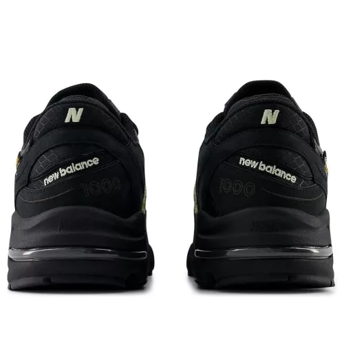 New Balance 1000 Cordura Black Neon alacsony szárú sneaker – termékfotó, oldalnézet