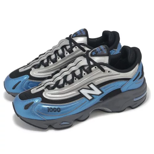 New Balance 1000 Metallic Blue alacsony szárú sneaker – termékfotó, oldalnézet
