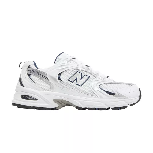 New Balance 530 White Silver Navy alacsony szárú sneaker – termékfotó, oldalnézet
