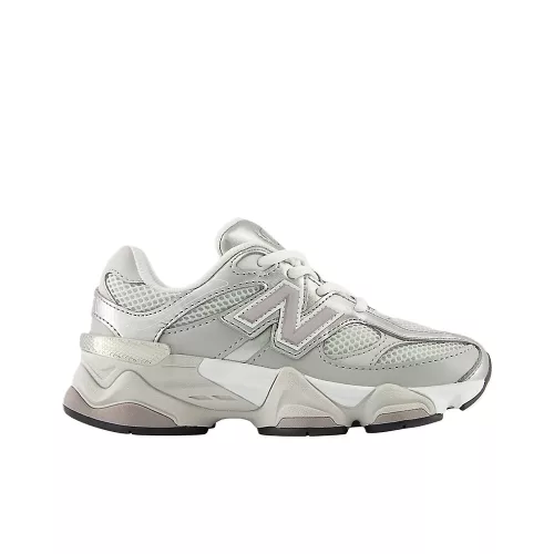 New Balance 9060 Lace Grey Silver (PS) alacsony szárú sneaker – termékfotó, oldalnézet