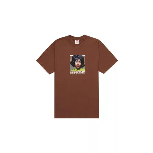 Supreme Aretha Tee Brown – termékfotó, oldalnézet