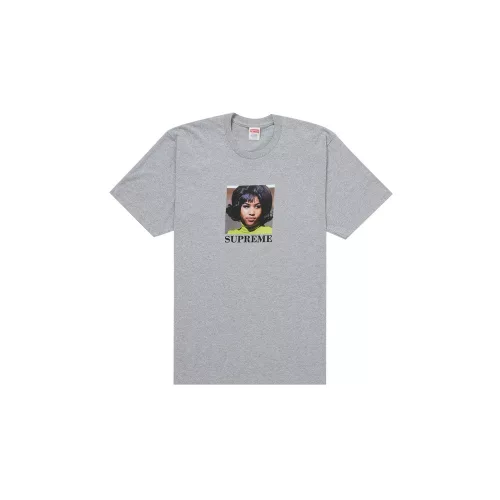 Supreme Aretha Tee Heather Grey – termékfotó, oldalnézet
