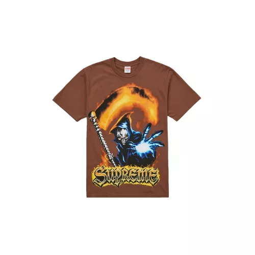 Supreme Grim Reaper Tee Brown – termékfotó, oldalnézet