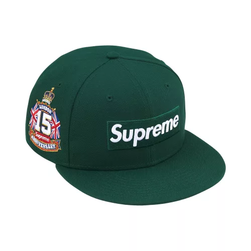 Supreme Shop Box Logo New Era 'Dark Green London' sneaker – termékfotó, oldalnézet