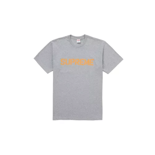 Supreme Hard Tee Heather Grey – termékfotó, oldalnézet