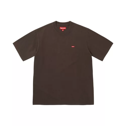 Supreme Small Box Tee 'Dark Brown' – termékfotó, oldalnézet