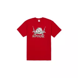 Supreme Origami Tee Red – termékfotó, oldalnézet