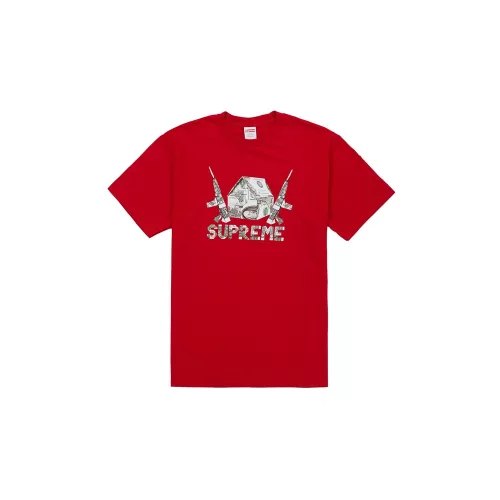 Supreme Origami Tee Red – termékfotó, oldalnézet