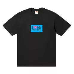 Supreme Alone Time Tee 'Black' – termékfotó, oldalnézet