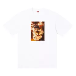 Supreme x Spitfire Flag Tee 'White' – termékfotó, oldalnézet