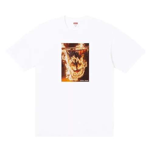 Supreme x Spitfire Flag Tee 'White' – termékfotó, oldalnézet