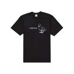 Supreme Duck Tee Black – termékfotó, oldalnézet