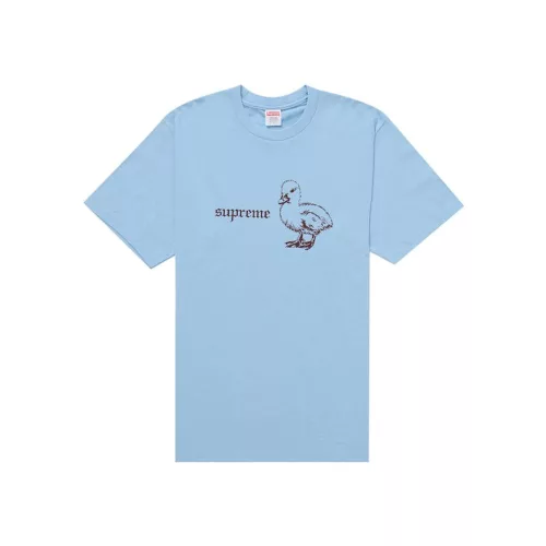 Supreme Duck Tee Powder Blue – termékfotó, oldalnézet