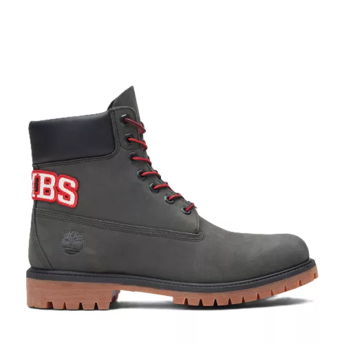 TIimberland 6 In Premium Grey magas szárú sneaker – termékfotó, oldalnézet