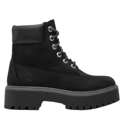 Timberland Stone Street 6IN WP Black (Women's) magas szárú sneaker – termékfotó, oldalnézet