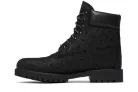 Supreme x Timberland 6 Inch Premium Waterproof Boot Embossed Diamond Plate Black férfi magas szárú bakancs fekete utcai sneaker