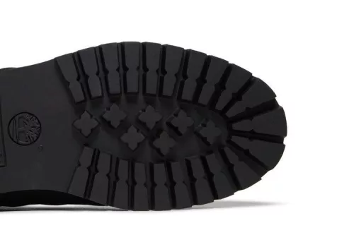 Supreme x Timberland 6 Inch Premium Waterproof Boot Embossed Diamond Plate Black férfi magas szárú bakancs fekete utcai sneaker