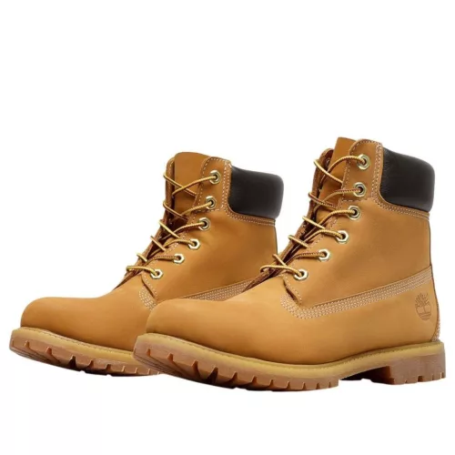 Timberland 6 Inch Lace Up Premium WP Boot 'Wheat' (Women's) magas szárú sneaker – termékfotó, oldalnézet
