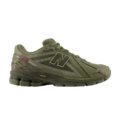 New Balance 1906R Primaloft Dark Olivine Silver Metallic alacsony szárú sneaker – termékfotó, oldalnézet