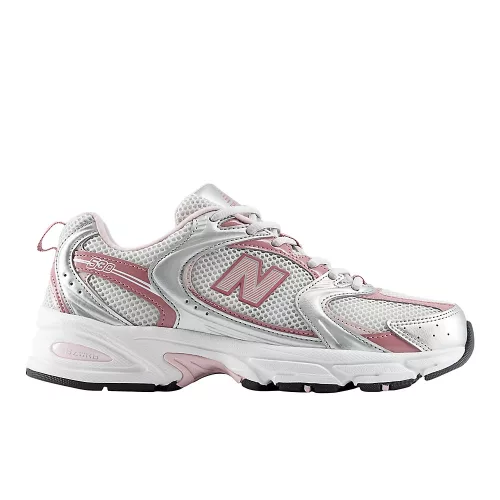 New Balance 530 Silver Metalic Rosewood alacsony szárú sneaker – termékfotó, oldalnézet