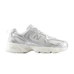 New Balance 530 Silver Metalic Reflection alacsony szárú sneaker – termékfotó, oldalnézet