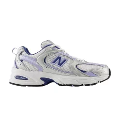 New Balance 530 Silver Metalic Magic Blue alacsony szárú sneaker – termékfotó, oldalnézet