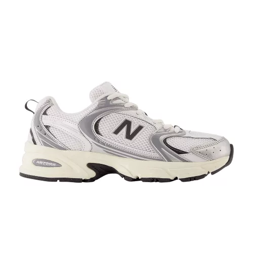 New Balance 530 Silver Metallic Black Cement alacsony szárú sneaker – termékfotó, oldalnézet