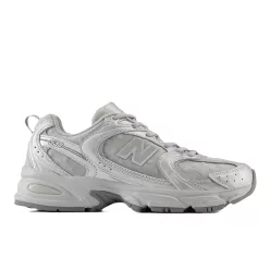 New Balance 530 Silver Metallic Raincloud Polka Dots alacsony szárú sneaker – termékfotó, oldalnézet